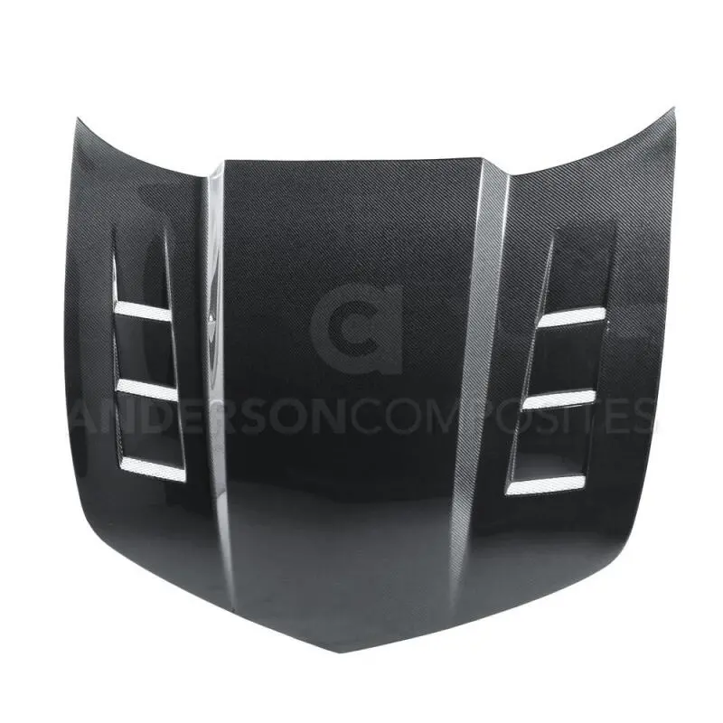 Anderson Composites 2010-2015 Chevrolet Camaro 5Th Gen Ts-Style Carbon Fiber Hood 1