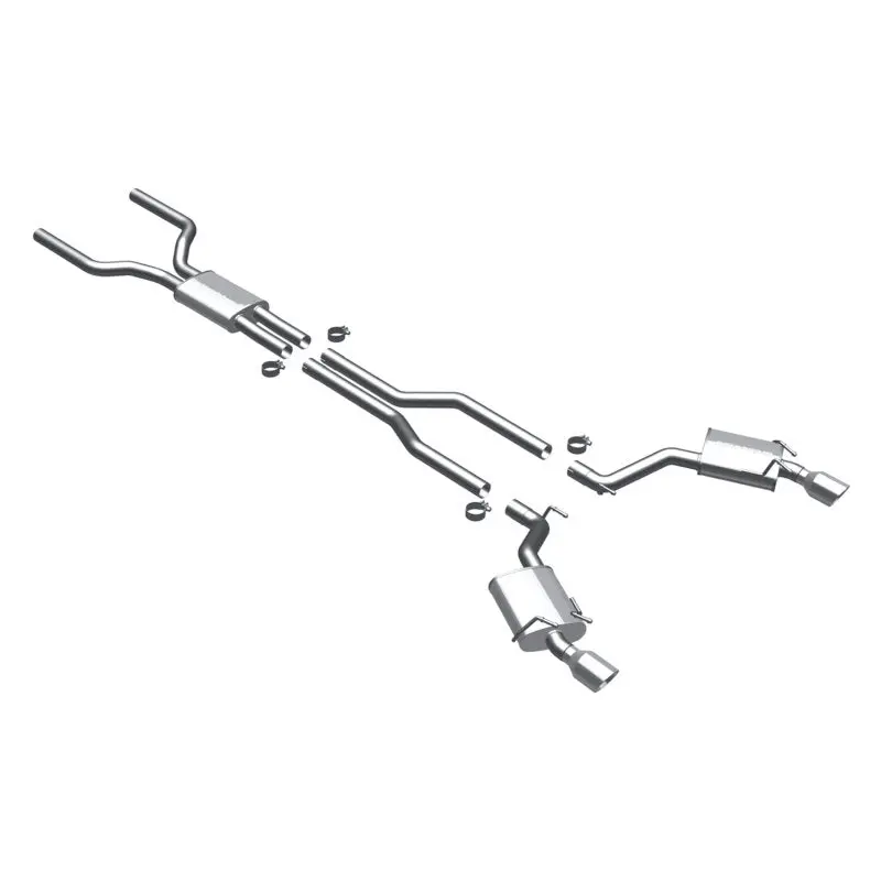 Magnaflow 2010-2013 Chevrolet Camaro 5Th Gen 6.2L V8 2.5 Inch Street Series Stainless Cat Back Performance Exhaust 1
