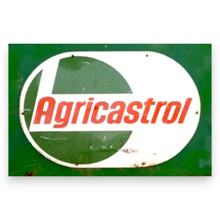 Agricastrol Porcelain Enamel Vintage Metal Reproduction 1