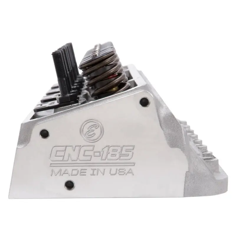 Edelbrock 1980-1986 Chevrolet Camaro 2Nd-3Rd Gen Cylinder Head Sbc E-Cnc 185 64Cc Straight Plug For Hydraulic Roller Cam Complete 1
