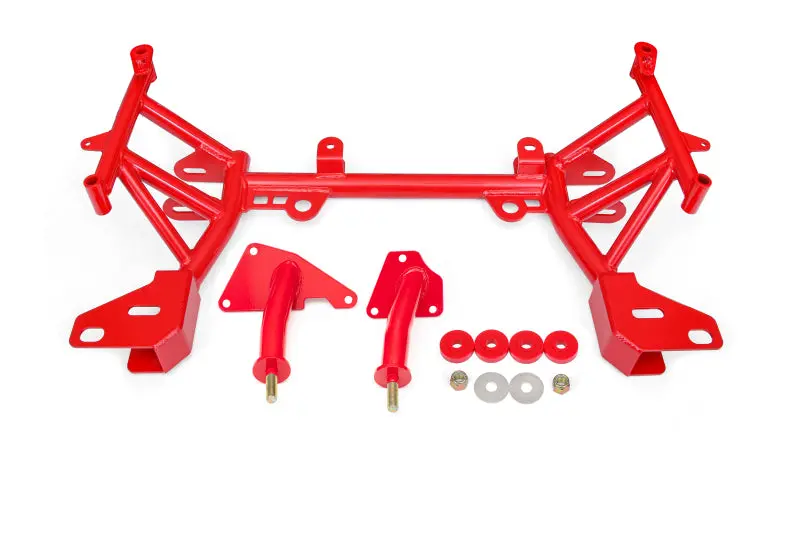 Bmr Suspension 1993-1997 Chevrolet 4Th Gen Camaro Bmr F-Body K-Member Lt1 Motor Mounts Standard Rack Mounts Red 1