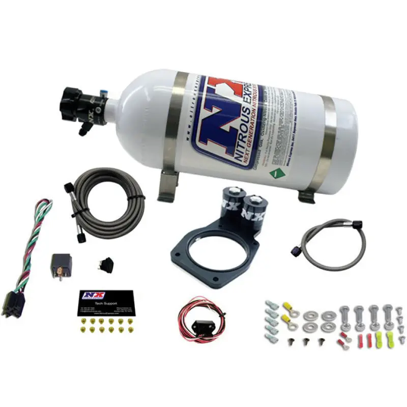 Nitrous Express 2010-2015 Chevrolet Camaro 5Th Gen Nitrous Plate Kit (50-150Hp) W 10Lb Bottle 1