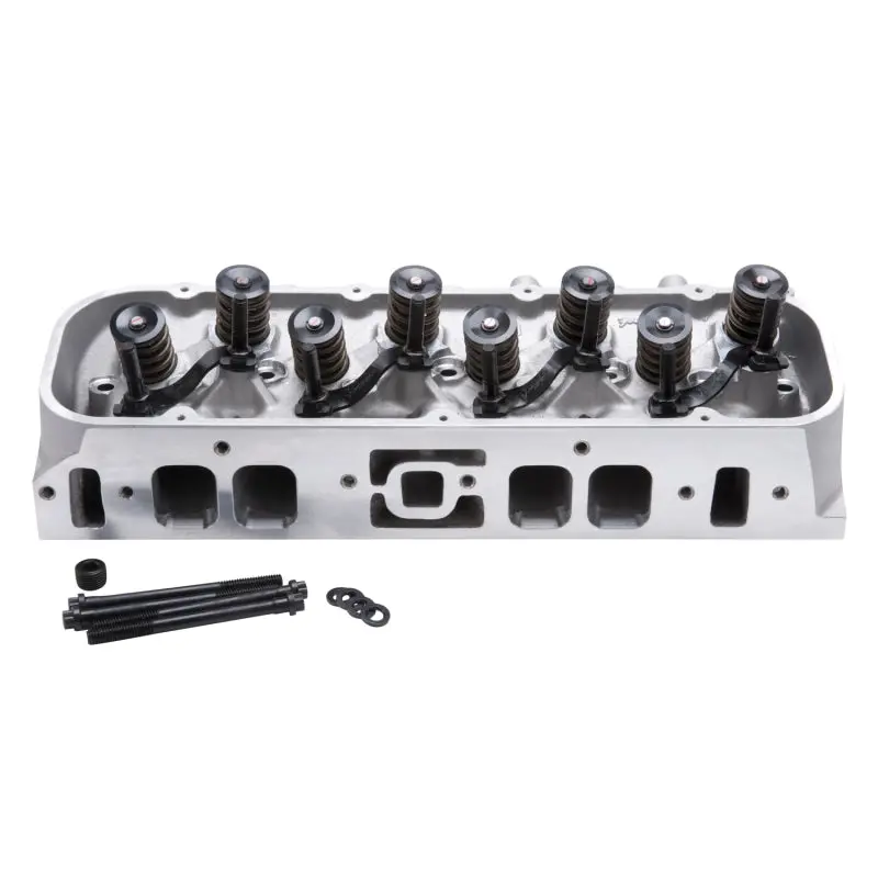 Edelbrock 1967-1969 Chevrolet Camaro 1St Gen Cylinder Head Bbc Performer Rpm Oval Port 100Cc Complete Single W Springs 1
