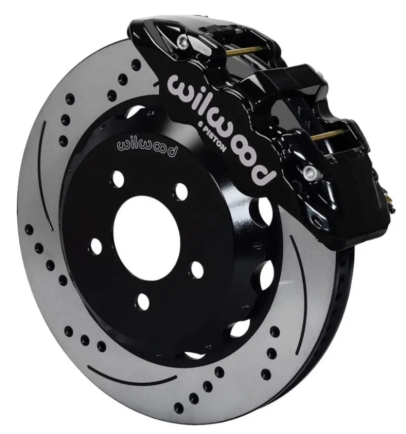 Wilwood 2016-2017 Chevrolet Camaro 6Th Gen Aero6 Front Hat Kit 14.00 Drilled -Up W Lines 1