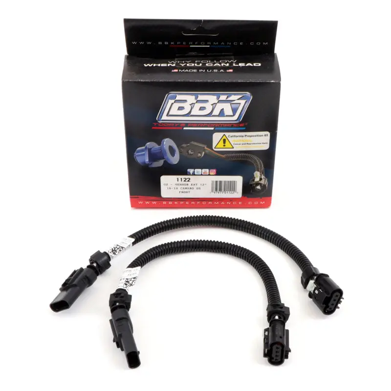 Bbk 2016-2024 Chevrolet Camaro 6Th Gen Gm 6.2L Ss Manual Trans O2 Sensor Wire Harness Extensions (Front) 1