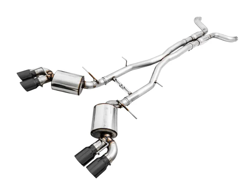 Awe Tuning 2016-2024 Chevrolet Camaro 6Th Gen Ss Res Cat-Back Exhaust -Touring Edition (Quad Diamond Black Tips) 1