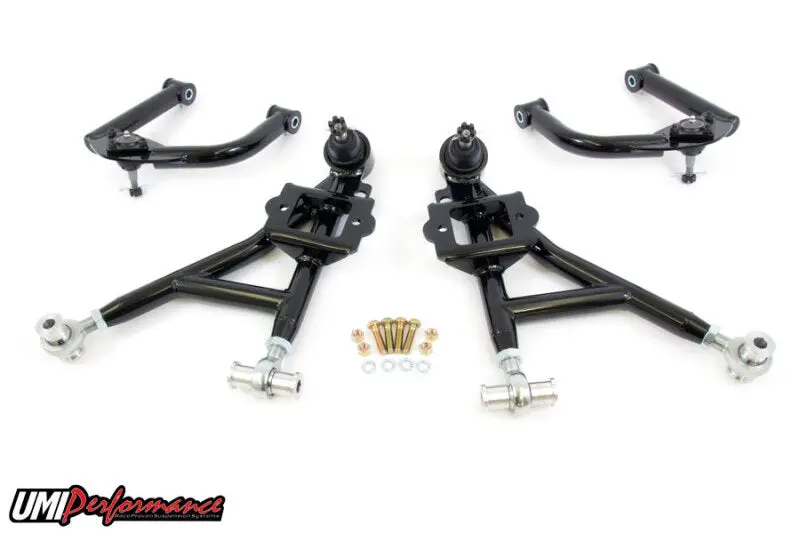 Umi Performance 1993-2002 Chevrolet Camaro 4Th Gen Gm F-Body Front A-Arm Kit Adjustable Lower Budget Drag 1