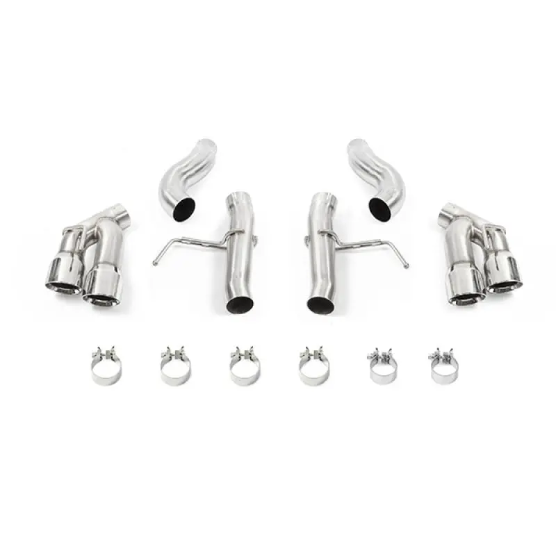 Mishimoto 2016-2023 Chevrolet Camaro 6Th Gen + 2.0T Quad-Tip Race Axle-Back Exhaust W Polished Tips 1
