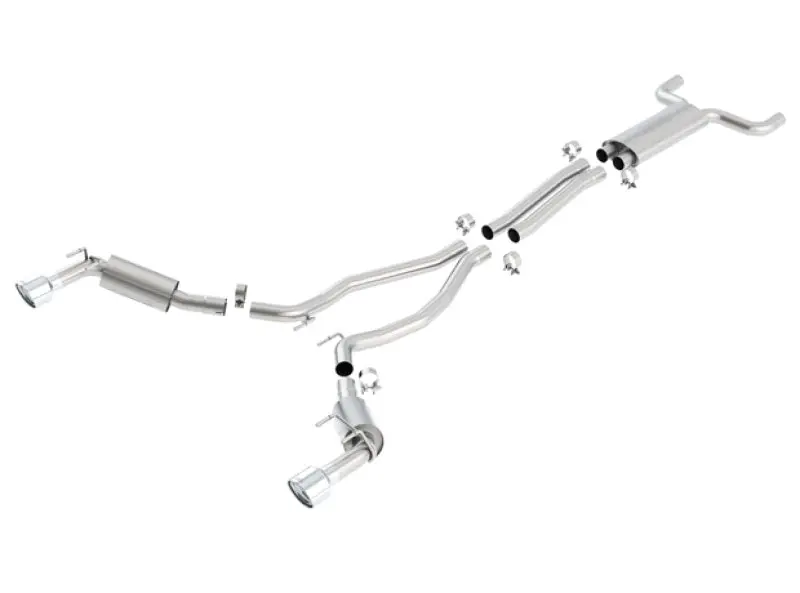 Borla 2010-2013 Chevrolet Camaro 5Th Gen Ss 6.2L V8 Single Roundtip Split Rear Exit S-Type Catback Exhaust 1