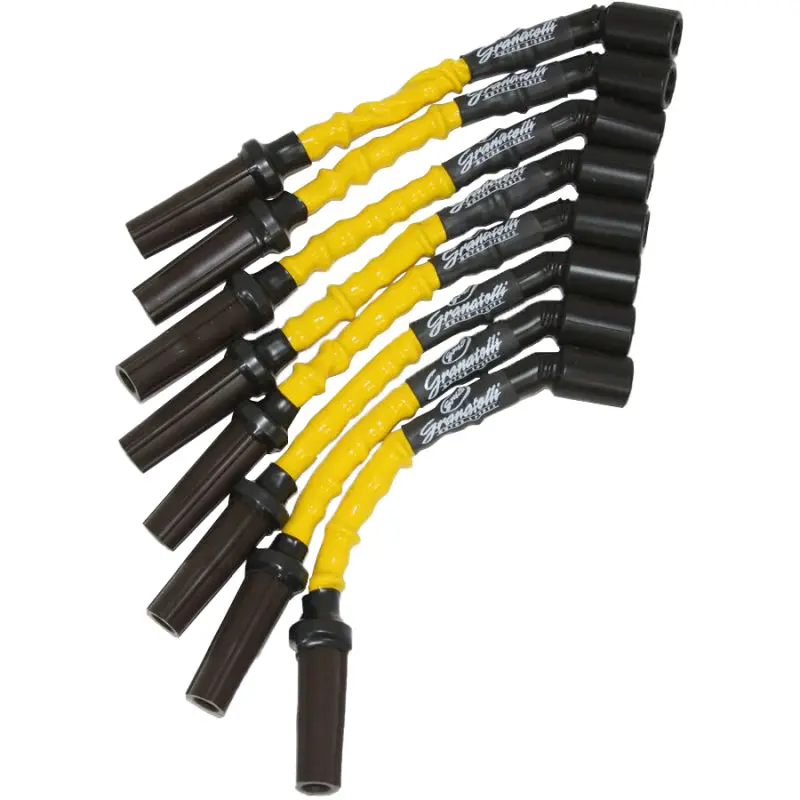 Granatelli Motor Sports 2010-2021 Chevrolet Camaro 5Th-6Th Gen Granatelli Gm Lt1 6.2L Hi-Perf Coil-Near-Plug Ignition Wire Connector Kit W Yellow Jacket 1