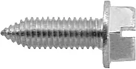 Slotted Hex Washer Head License Plate Screws - 6Mm × 20Mm Zinc-Coated - Durable Rust-Resistant Universal Fit Screws For Car Dealerships - Bulk Pack Of 100 1
