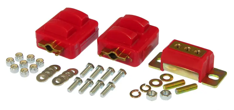 Prothane 1998-2002 Chevrolet Camaro 4Th Gen Gm Motor & Trans Mount Kit Red 1