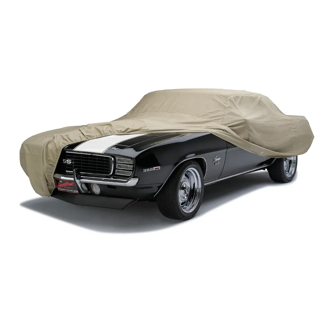2Nd Generation Camaro Tan Flannel Indoor Car Cover 1