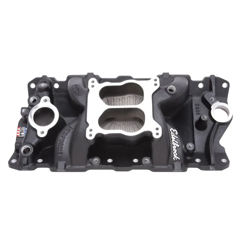Edelbrock 1980-1986 Chevrolet Camaro 2Nd-3Rd Gen Manifold Sbc Performer Air Gap Black 1