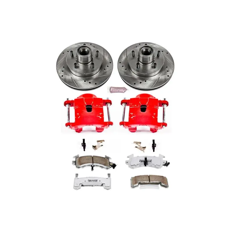 Powerstop 1982-1992 Chevrolet Camaro 3Rd Gen Power Stop Regal Front Z26 Street Warrior Brake Kit W Calipers 1
