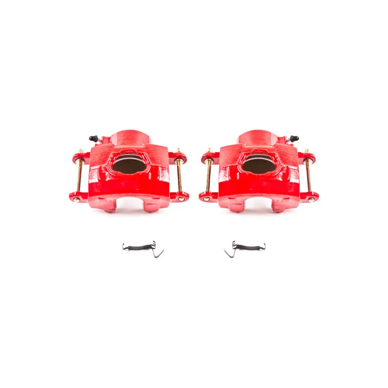 Powerstop 1978-1981 Chevrolet Camaro 2Nd Gen Power Stop Impala Front Red Calipers W O Brackets Pair 1