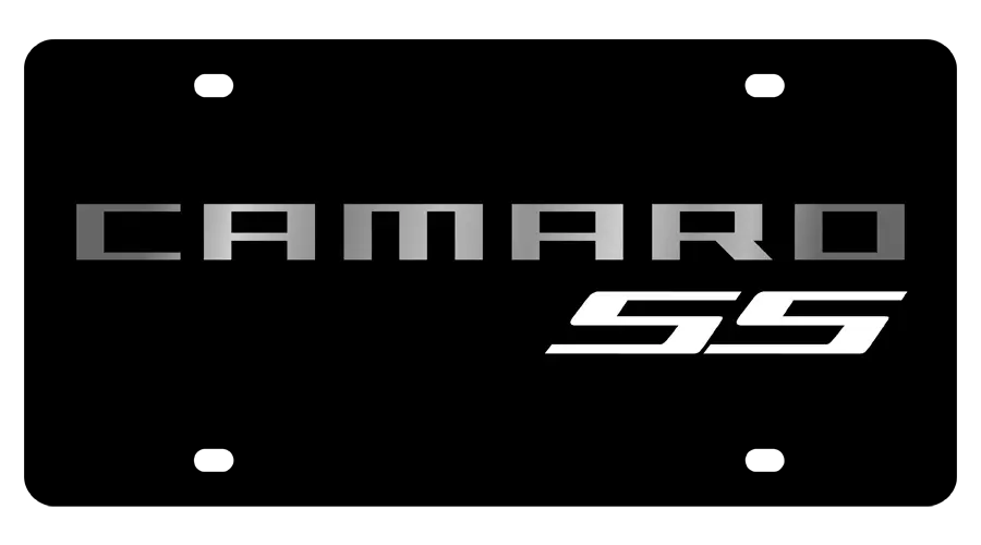 2010 Chevrolet Camaro Ss Carbon Steel License Plate 1