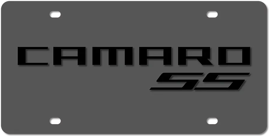 2010 Chevrolet Camaro Ss Carbon Steel License Plate 1