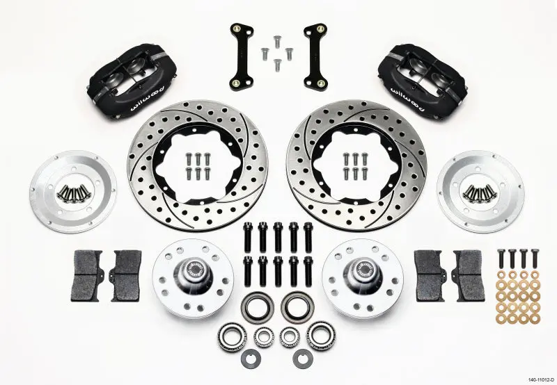Wilwood 1982-1992 Chevrolet Camaro 3Rd Gen Forged Dynalite Front Kit 11.00In Drilled 1