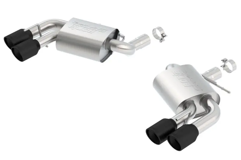 Borla 2016-2024 Chevrolet Camaro 6Th Gen Ss At Mt S-Type Rear Section Exhaust W O Dual Mode Ceramic Black 1