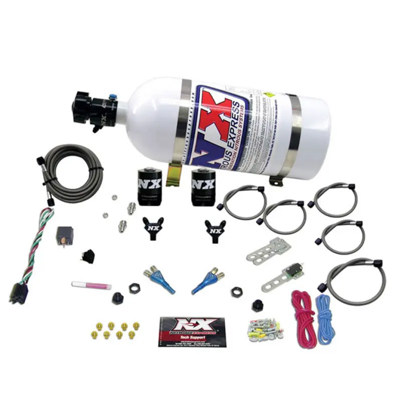 Nitrous Express 1992-2002 Chevrolet Camaro 3Rd-4Th Gen Gm Efi Dual Nozzle Nitrous Kit (100-300Hp) W 10Lb Bottle 1