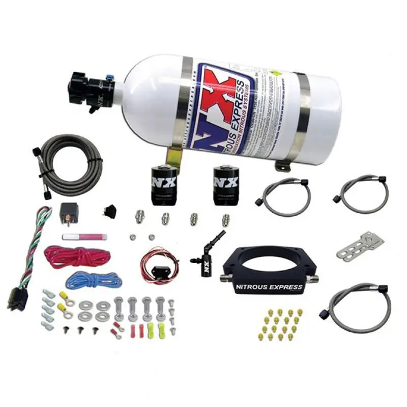 Nitrous Express 2016-2021 Chevrolet Camaro 6Th Gen + C7 Nitrous Plate Kit (50-300Hp) W 10Lb Bottle 1