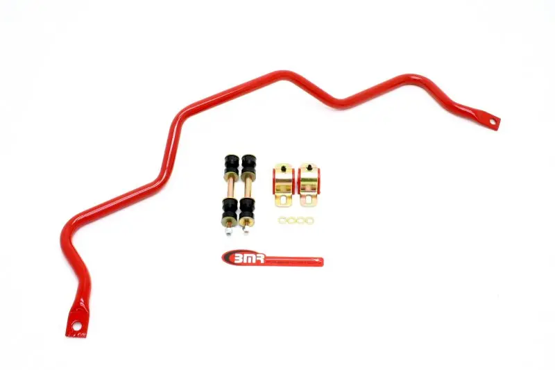 Bmr Suspension 1982-2002 Chevrolet 3Rd-4Th Gen Camaro Bmr F-Body Rear Hollow 25Mm Sway Bar Kit W Bushings Red 1
