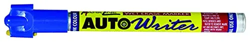 Auto Writer Windshield Markers - Water Based Marker With 5Mm Tip (3/16" Wide) - Highly Visible Quick-Drying Markers For Steel, Glass, Aluminum, Rubber, Plastic, And Wood 1