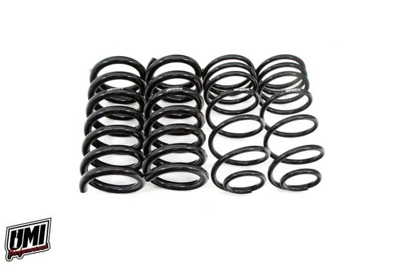 Umi Performance 1982-1992 Chevrolet Camaro 3Rd Gen Gm F-Body Lowering Spring Kit 1In-1.5In Lowering 1
