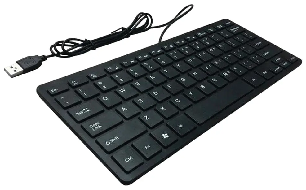 Industrial-Grade Rigid Waterproof Water-Resistant Usb Keyboard For Godex Systems - Compact Durable Design (1-1/2" H × 4-3/4" L × 11" W) - Ideal For Harsh Industrial, Manufacturing, Warehouse & Outdoor Environments 1