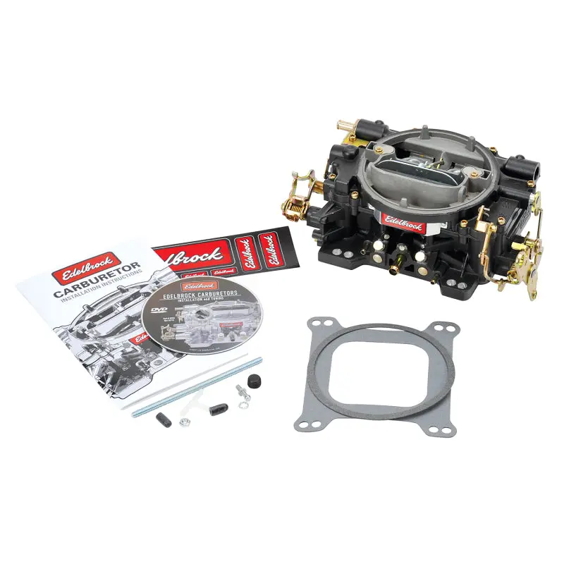 Edelbrock 1980-1981 Chevrolet Camaro 2Nd Gen Carburetor Performer Series 4-Barrel 750 Cfm Manual Choke Black Finish 1