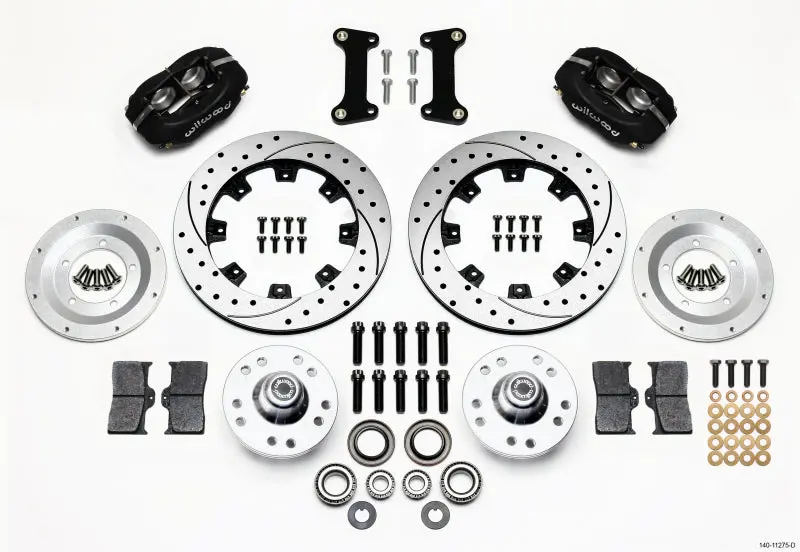 Wilwood 1982-1992 Chevrolet Camaro 3Rd Gen Forged Dynalite Front Kit 12.19In Drilled 1