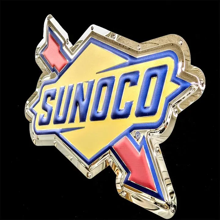 Sunoco Logo Metal Sign 1