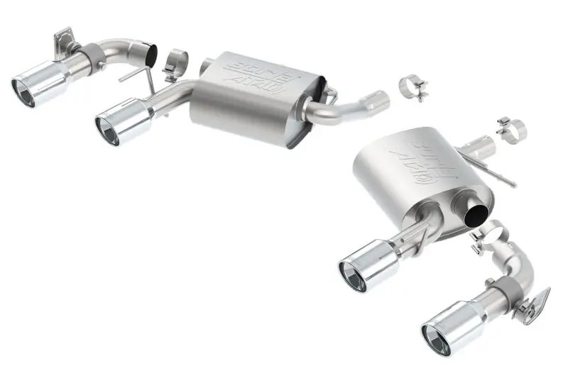 Borla 2016-2023 Chevrolet Camaro 6Th Gen V6 At Mt Atak Rear Section Exhaust W Dual Mode Valves 1