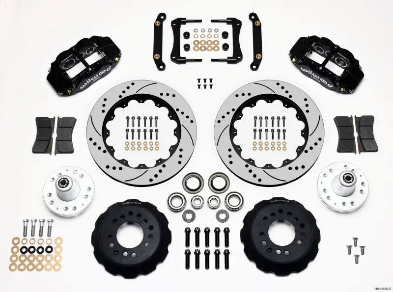 Wilwood 1970-1978 Chevrolet Camaro 2Nd Gen Narrow Superlite 6R Front Hub Kit 14.00In Drilled 1