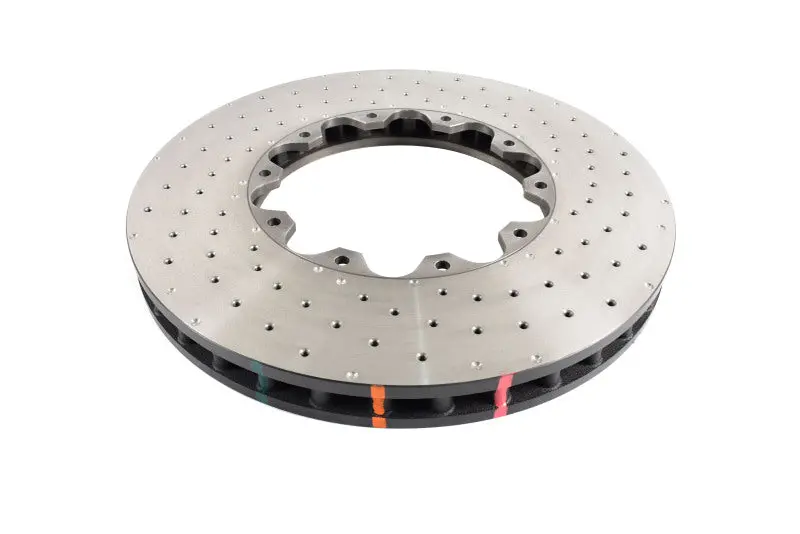 Dba 2018-2022 Chevrolet Camaro 6Th Gen 19+ Zl1 (W M6 Nuts) 5000 Series Cross Drilled & Dimpled Brake Rotor 1