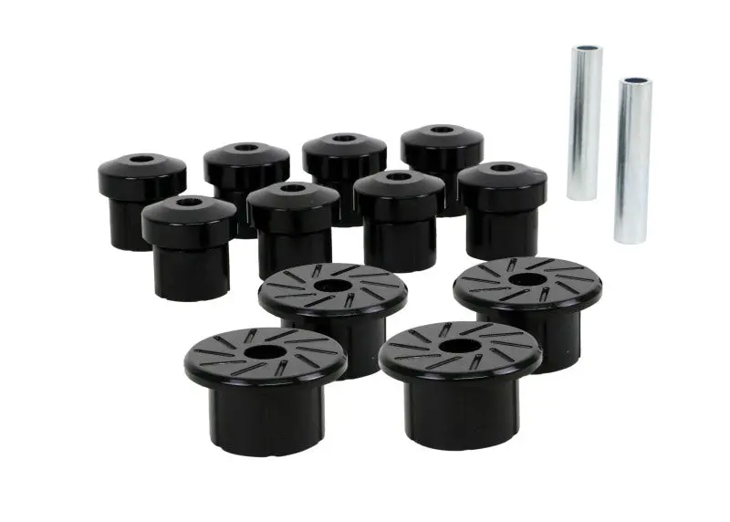 Whiteline 1973-1981 Chevrolet Camaro 2Nd Gen Ventura Rear Leaf Spring & Shackle Bushings 1