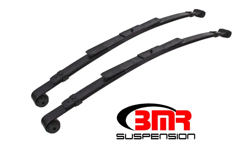 Bmr Suspension 1967-1981 Chevrolet 1St-2Nd Gen Camaro Bmr F-Body Rear Lowering Leaf Springs (2In Drop) Black 1