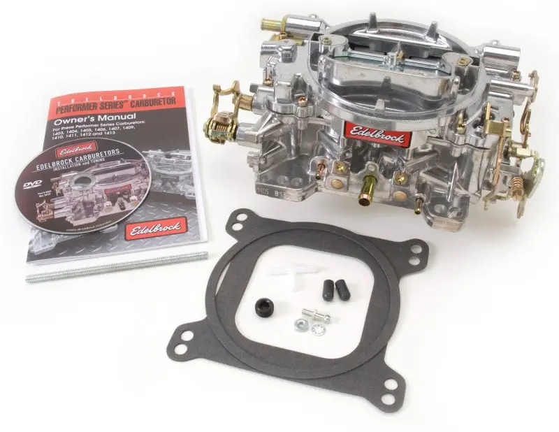 Edelbrock 1980-1987 Chevrolet Camaro 2Nd-3Rd Gen Carburetor Performer Series 4-Barrel 500 Cfm Manual Choke Satin Finish 1