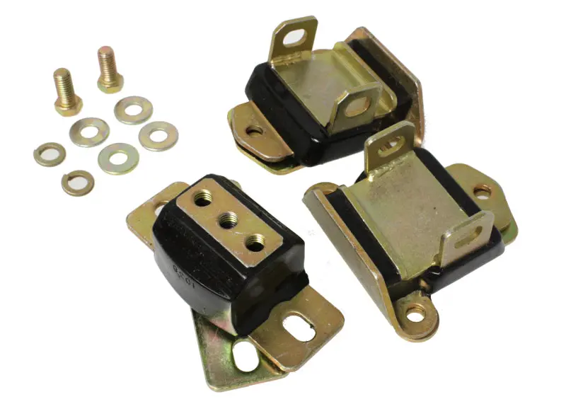 Energy Suspension 1967-1972 Chevrolet Camaro 1St-2Nd Gen Chevelle Black Zinc 2 Engine & 1 Trans Mount Set 2