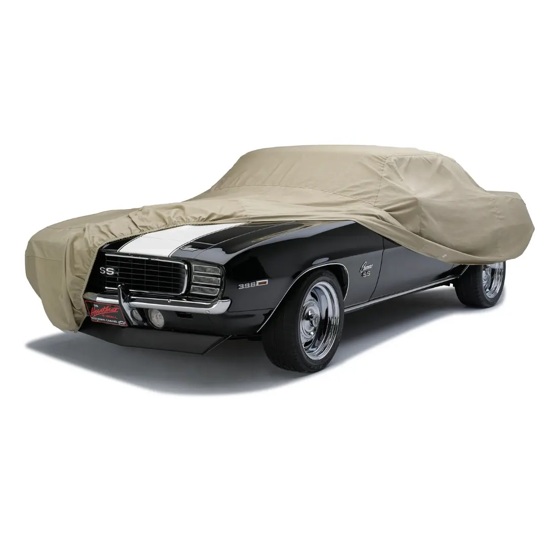3Rd Generation Camaro Tan Flannel Indoor Car Cover 1