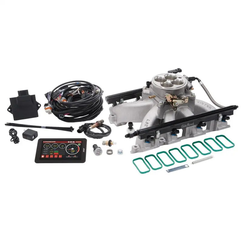 Edelbrock 1998-2015 Chevrolet Camaro 4Th-5Th Gen Pro Flo 4 Efi System Seq Port Ls Gen Iii Iv Victor Jr Rect Port 550 Hp Max 35Lb Hr 1