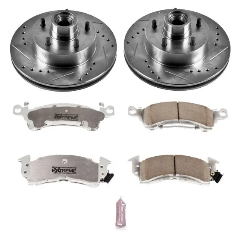 Powerstop 1970-1978 Chevrolet Camaro 2Nd Gen Power Stop Front Z26 Street Warrior Brake Kit 1