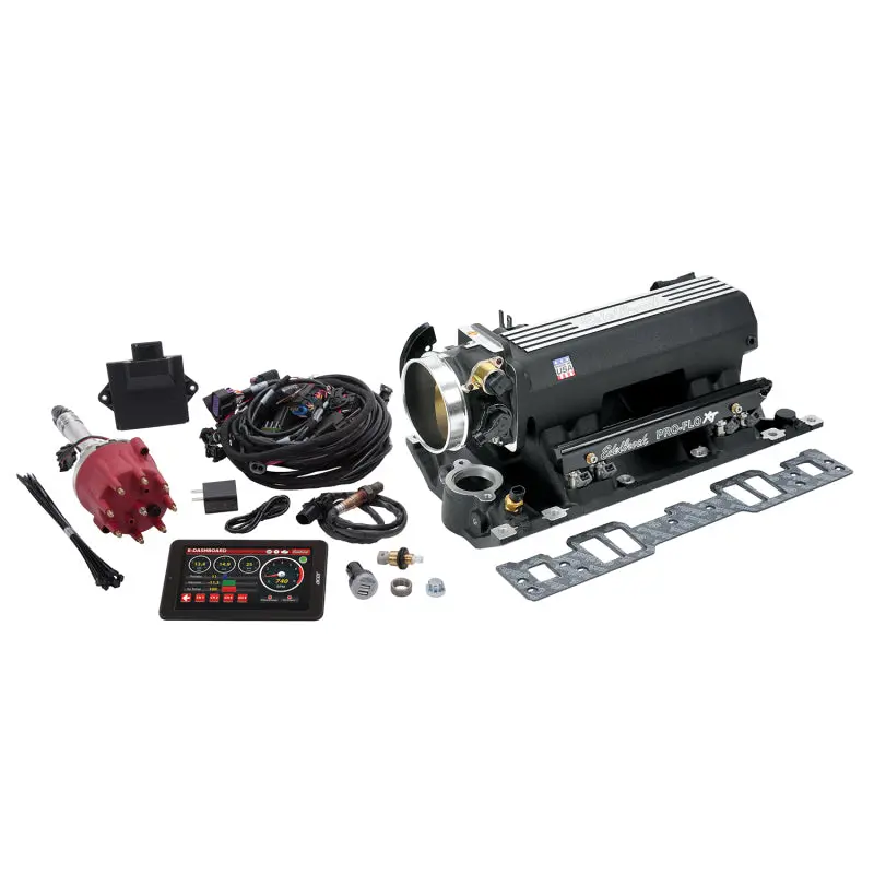 Edelbrock 1980-2002 Chevrolet Camaro 2Nd-4Th Gen Pro Flo 4 Xt Efi System Seq Port Sbc Vortec E-Tec 550 Max Hp 29Lb Hr Black Finish 1