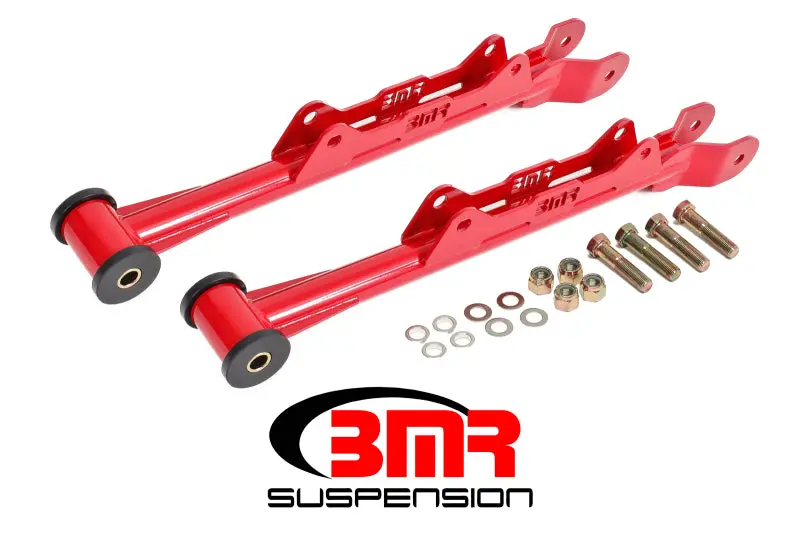 Bmr Suspension 2010-2015 Chevrolet 5Th Gen Camaro Bmr Chrome Moly Non-Adj. Rear Lower Control Arms (Delrin) Red 1