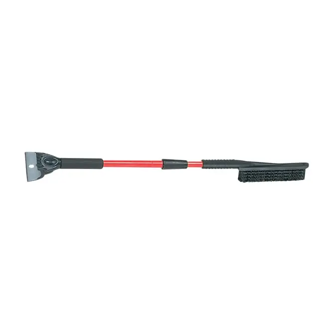 42" Deluxe Telescopic Snow Brush & Ice Chisel Scraper – 2-In-1 Heavy-Duty Snow Removal Tool With Steel Handle And Soft Cushion Grip, Extends 32" To 42" For Cars, Trucks, Suvs & Vans 1