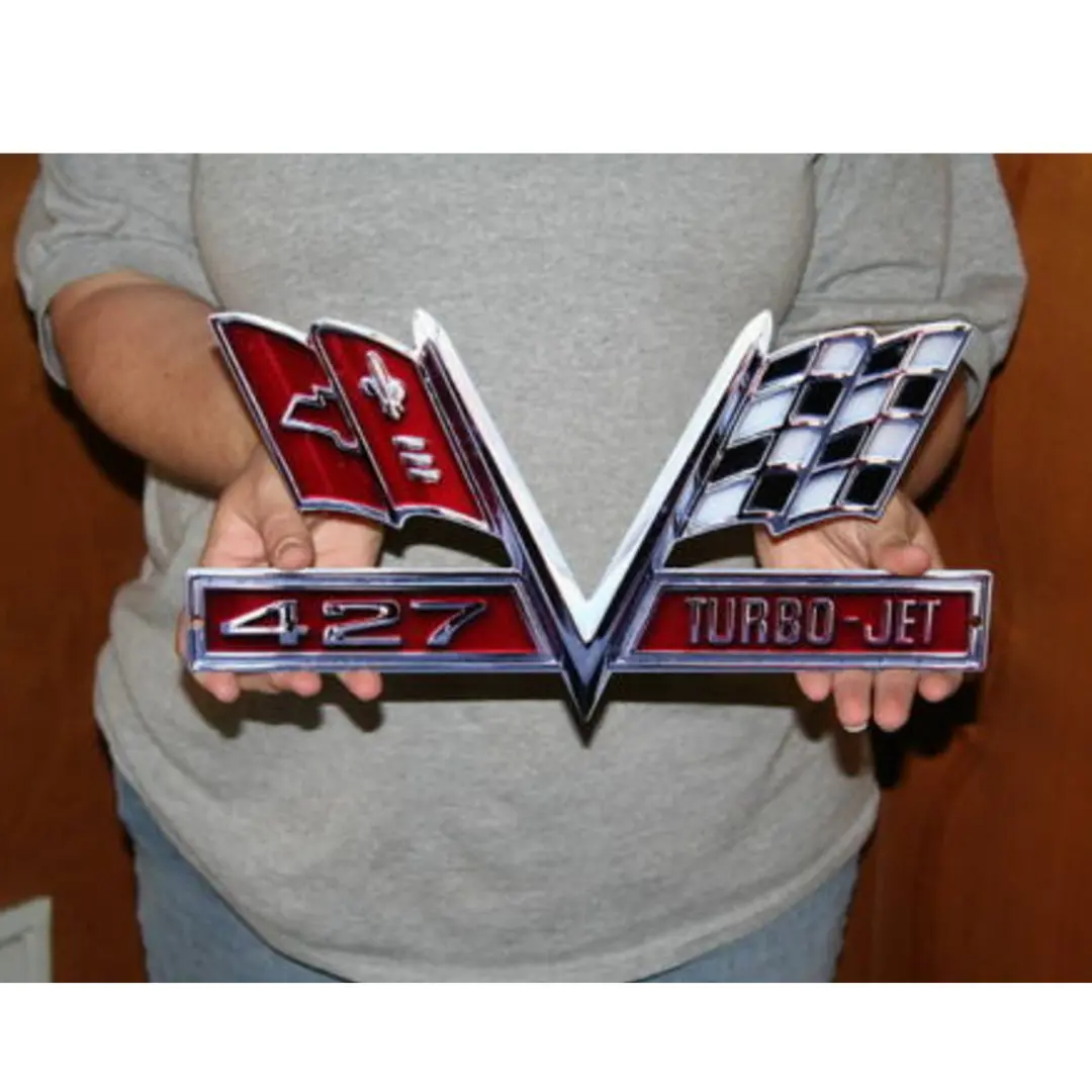 1St Generation Camaro 427 Turbo Jet Emblem Steel Sign 1