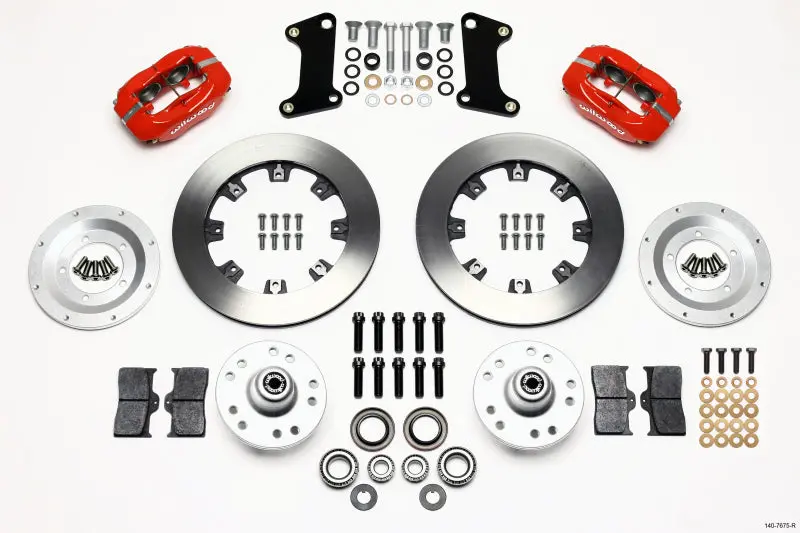 Wilwood 1967-1969 Chevrolet Camaro 1St Gen Forged Dynalite Front Kit 12.19In Red 1