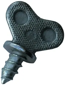 American Thumb License Plate Screws For Car Dealerships - 1-1/8" × 7/8" Durable Zinc-Plated Thumb Screws - Easy Tool-Free Installation For Front & Rear Plates - Pack Of 50 1