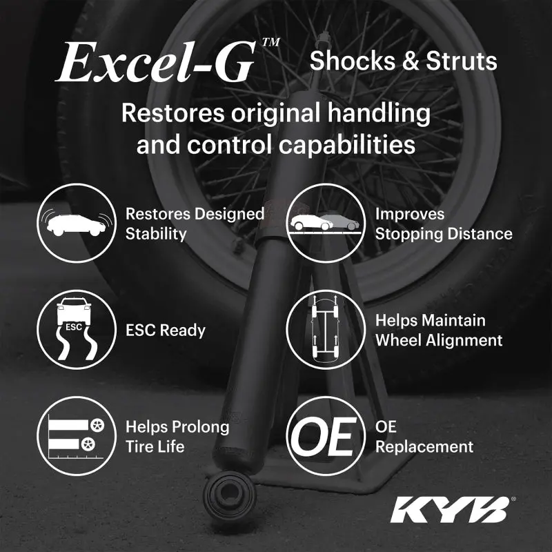 Kyb 2010-2015 Chevrolet Camaro 5Th Gen Shocks & Struts Excel-G Rear 1